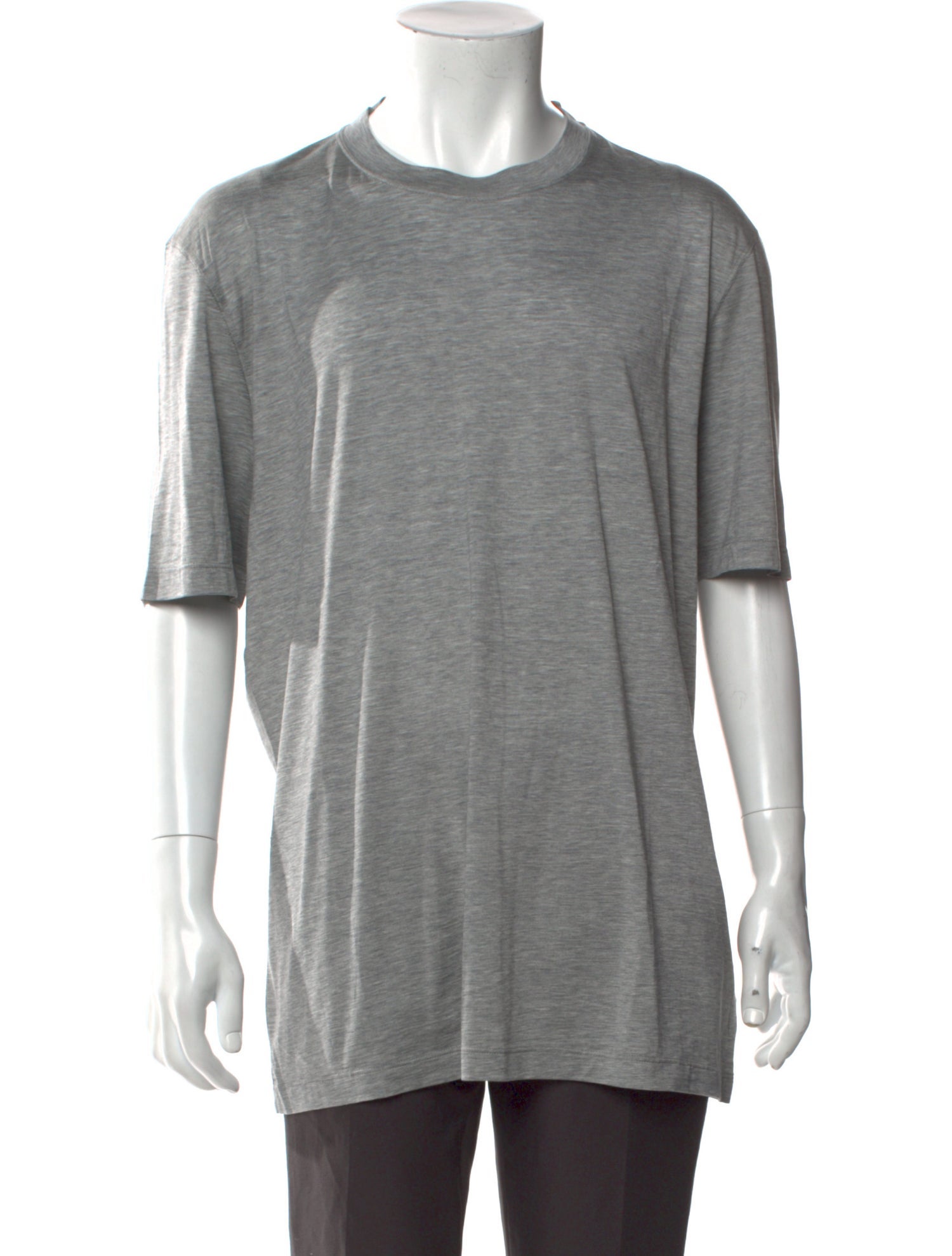 Brunello Cucinelli Silk Crew Neck T-Shirt w/ Tags