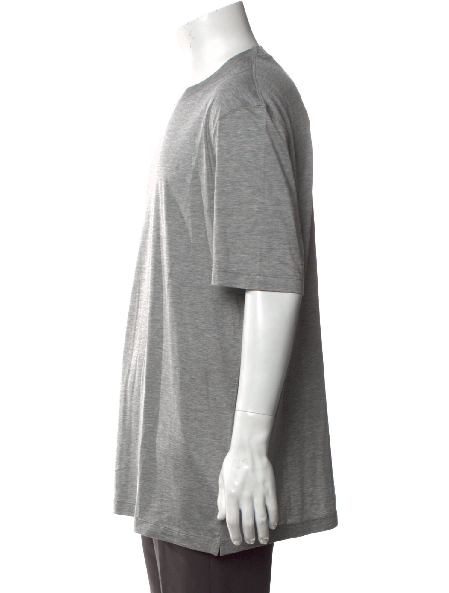 Brunello Cucinelli Silk Crew Neck T-Shirt w/ Tags