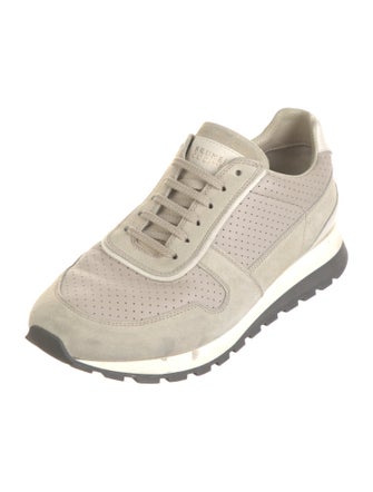 Brunello Cucinelli Leather Printed Sneakers