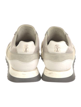 Brunello Cucinelli Leather Printed Sneakers