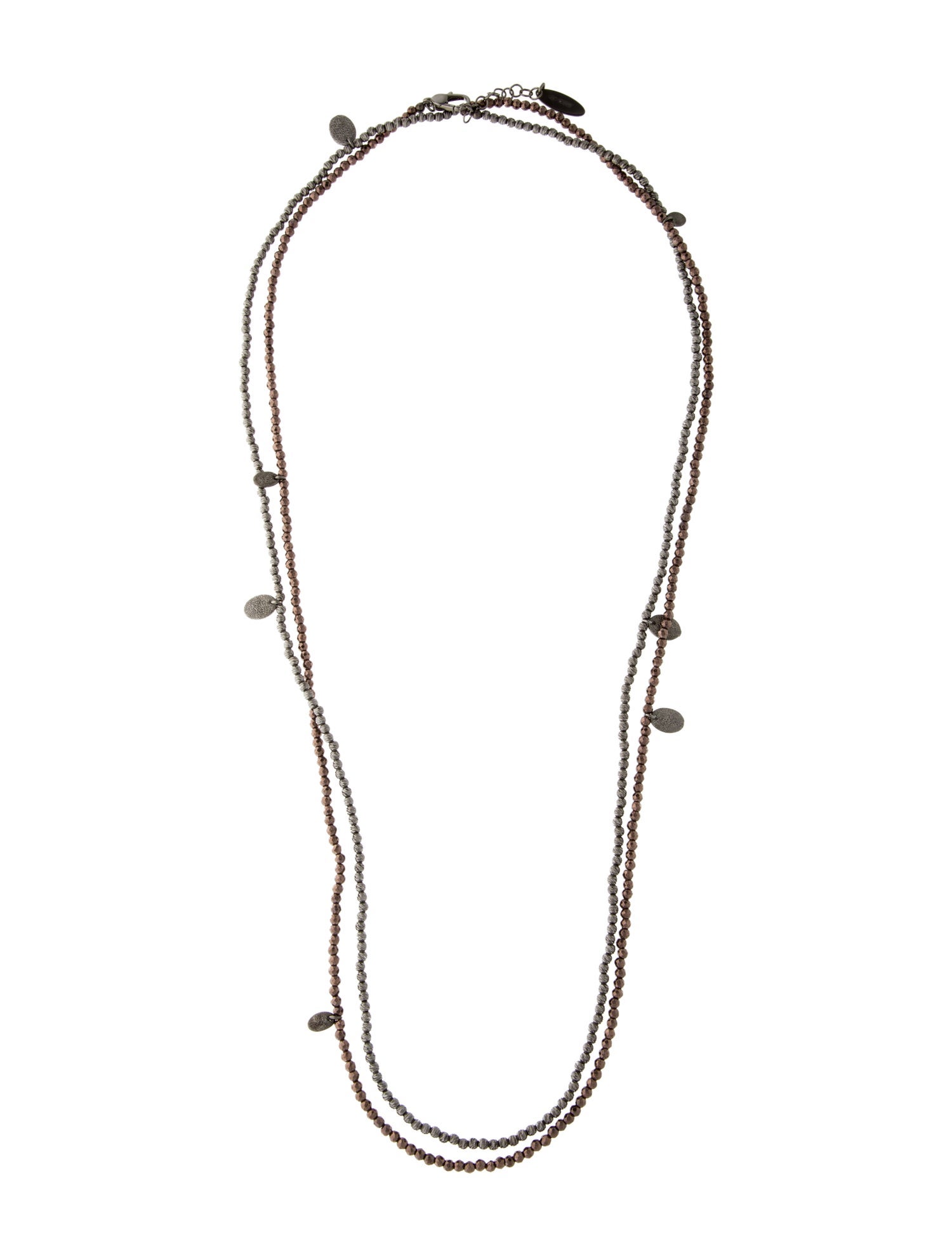 Brunello Cucinelli Beaded Station Necklace