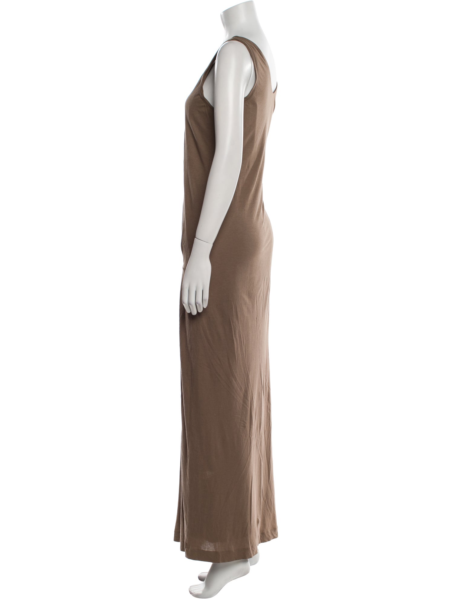 Brunello Cucinelli Scoop Neck Long Dress