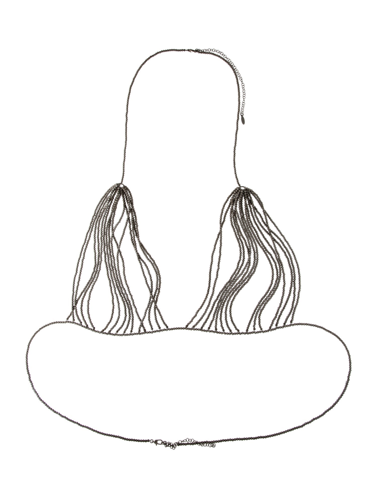 Brunello Cucinelli Beaded Chain Bralette