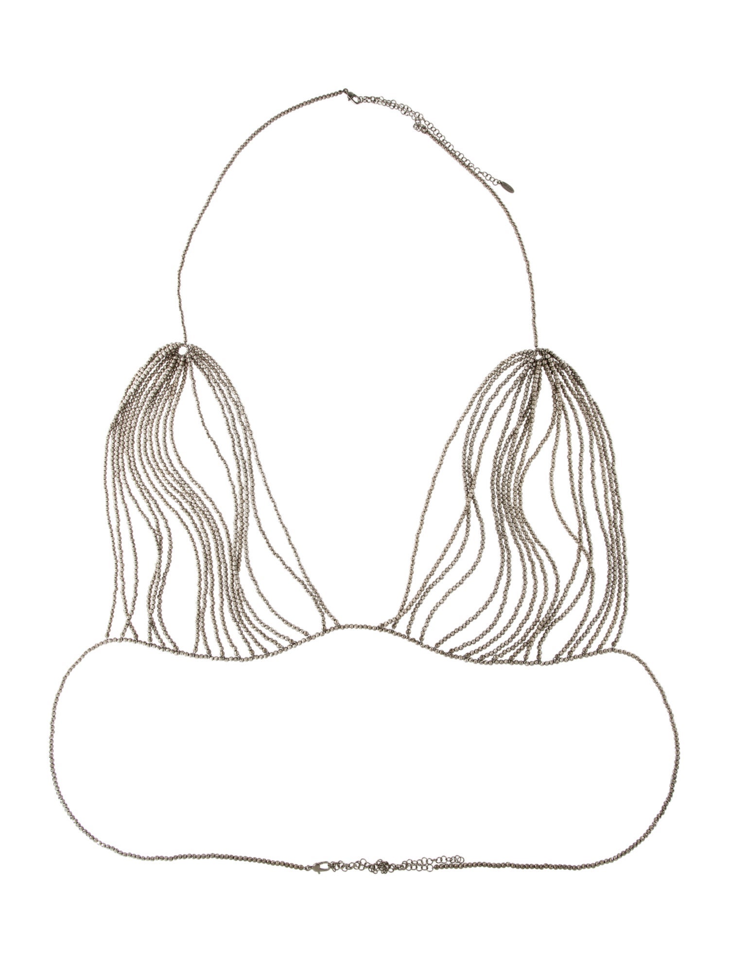 Brunello Cucinelli Beaded Chain Bralette