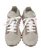 Brunello Cucinelli Colorblock Pattern Beaded Accents Sneakers