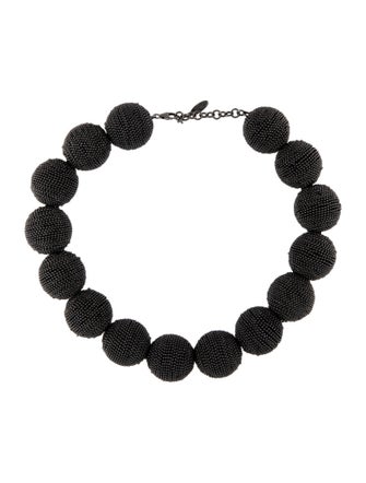 Brunello Cucinelli Chunky Bead Collar Necklace