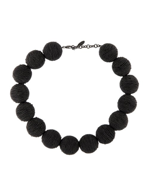 Brunello Cucinelli Chunky Bead Collar Necklace