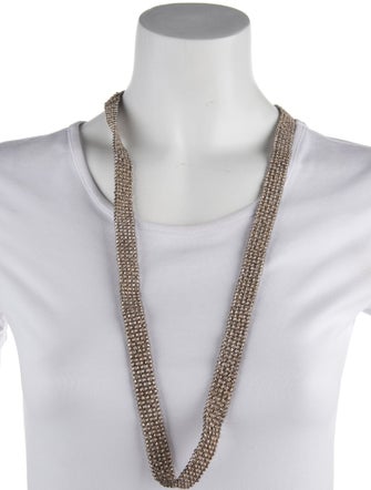 Brunello Cucinelli Mohair Long Necklace