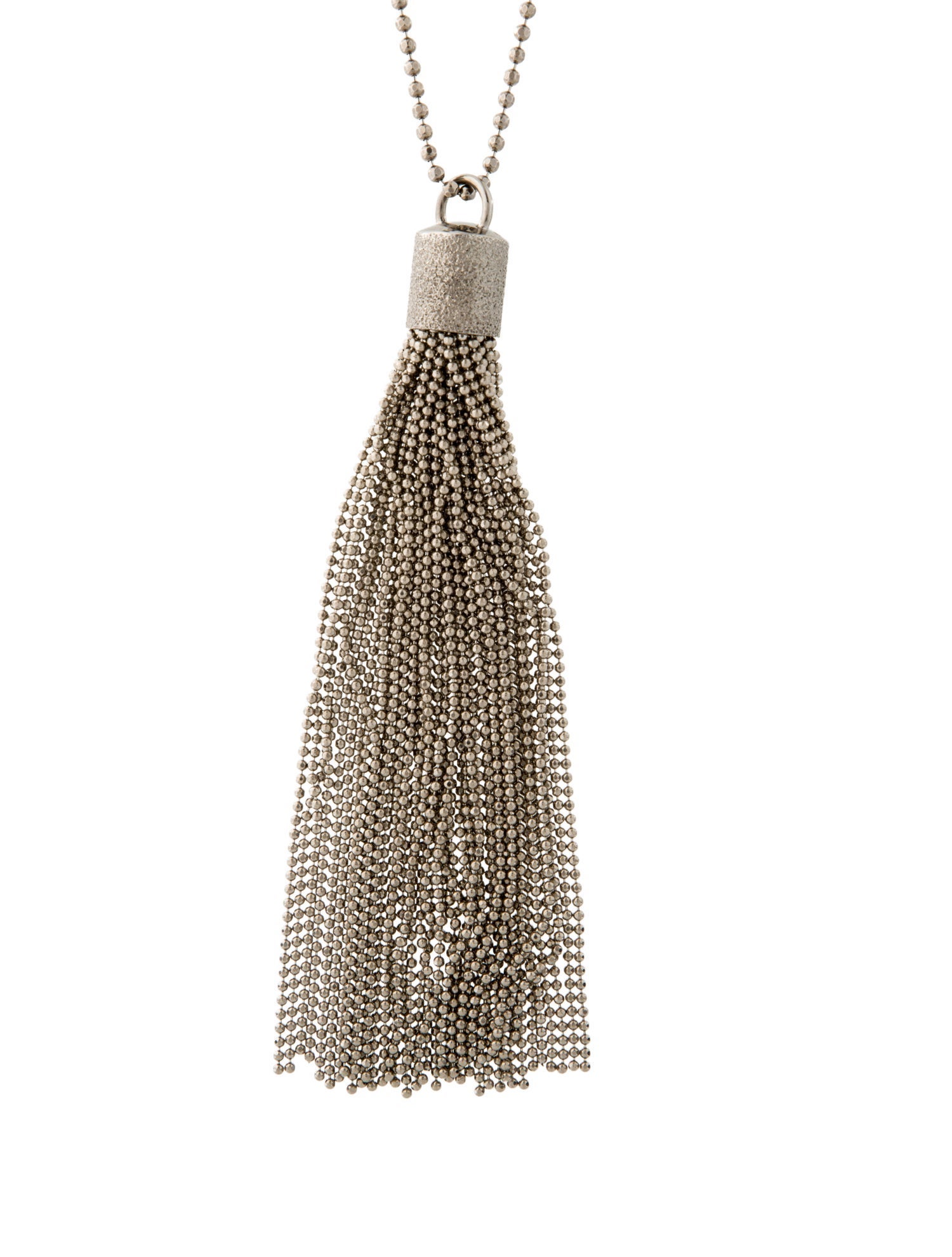 Brunello Cucinelli Tassel Pendant Necklace