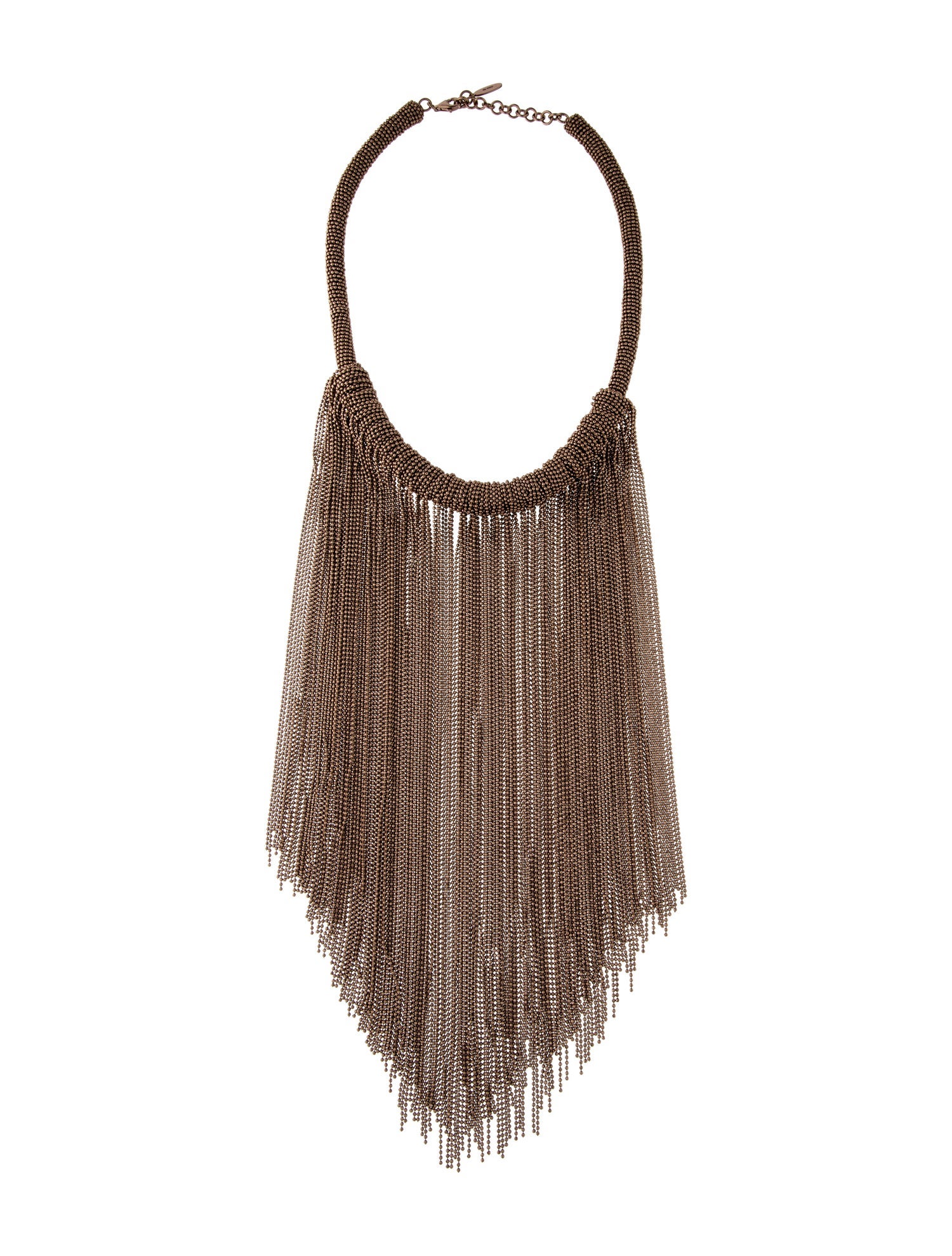 Brunello Cucinelli Monili Tassel Collar Necklace
