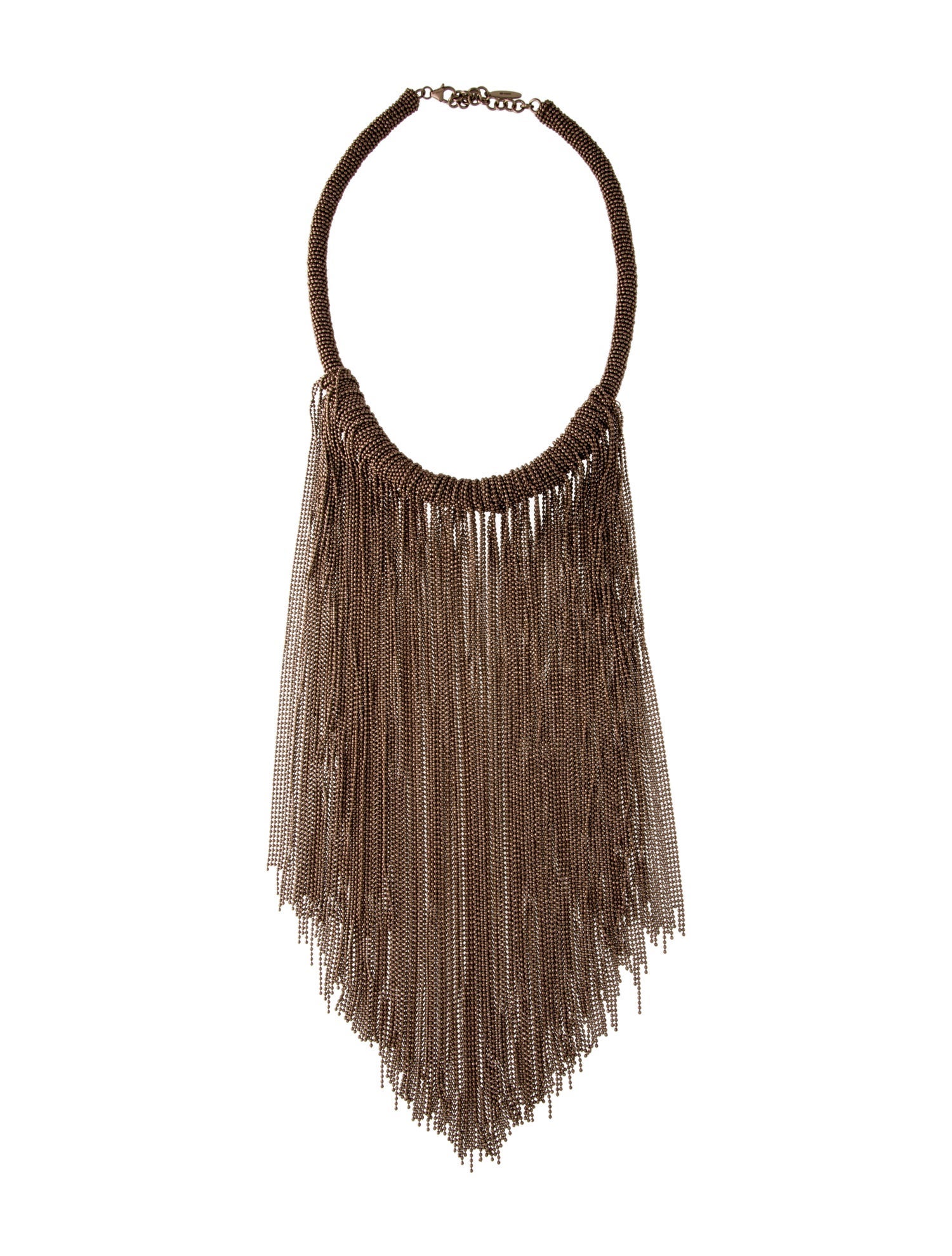 Brunello Cucinelli Monili Tassel Collar Necklace
