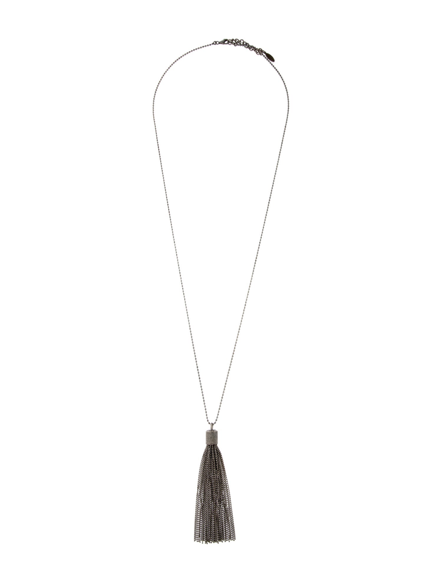 Brunello Cucinelli Tassel Pendant Necklace