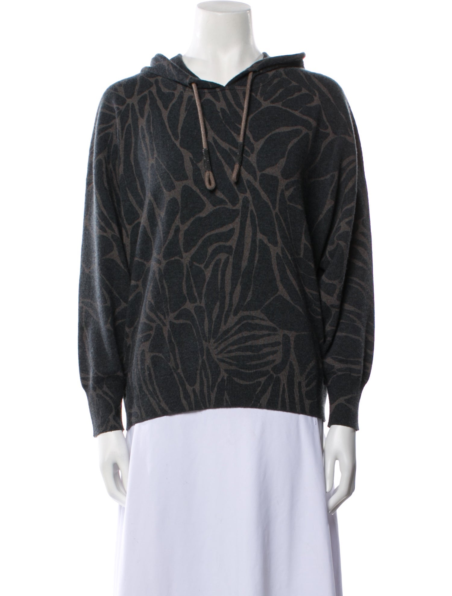 Brunello Cucinelli Virgin Wool Printed Sweater