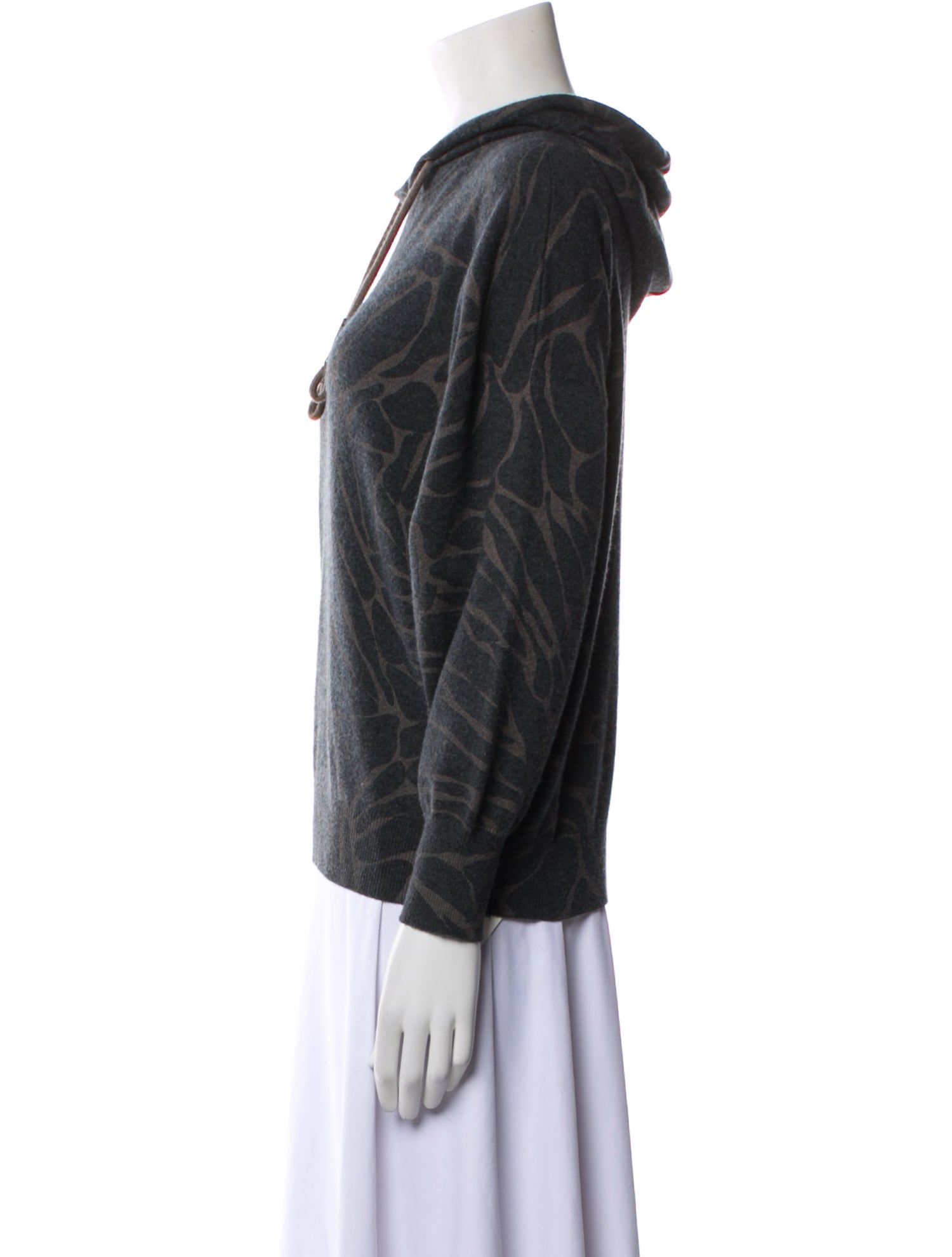 Brunello Cucinelli Virgin Wool Printed Sweater