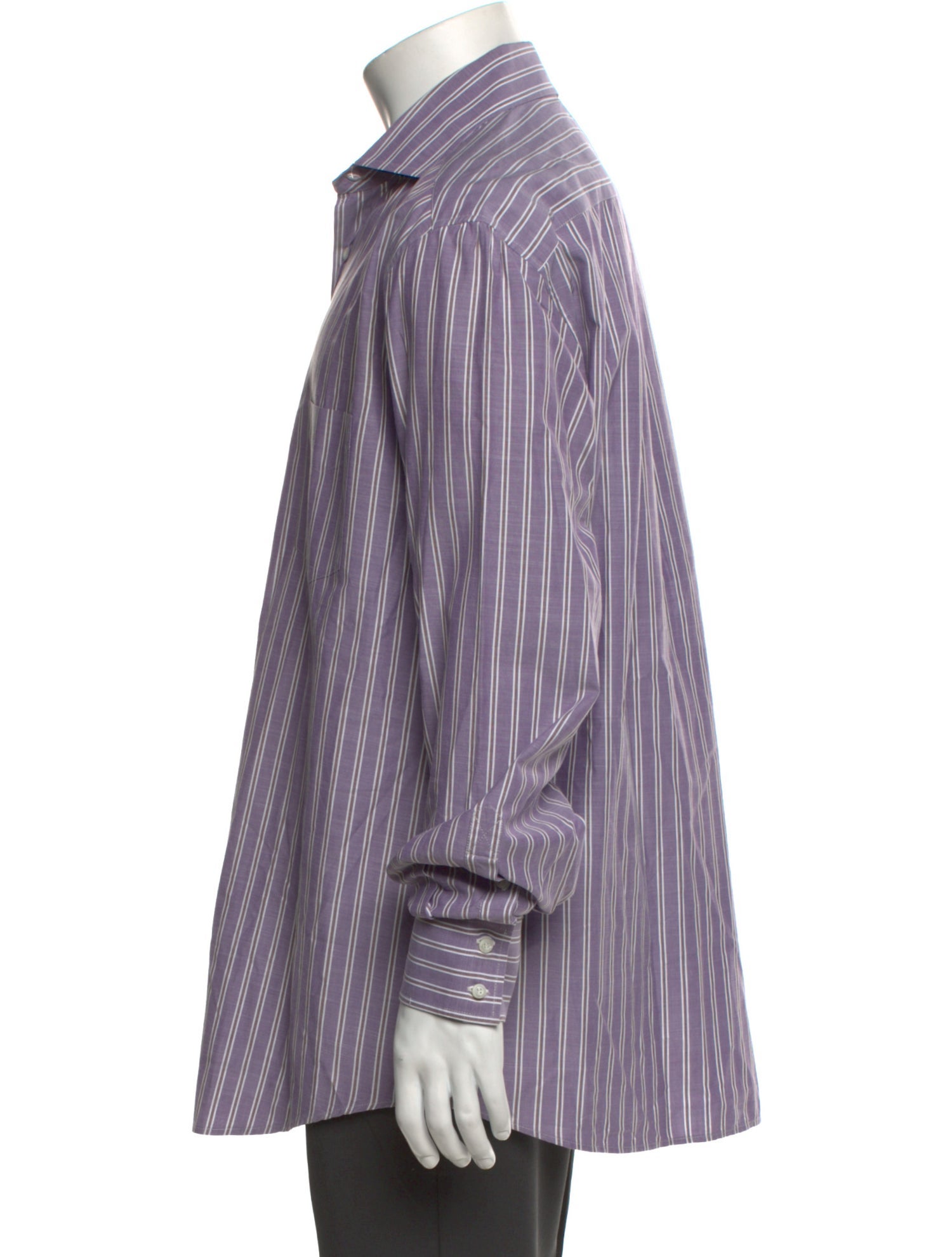 Brunello Cucinelli Striped Long Sleeve Shirt