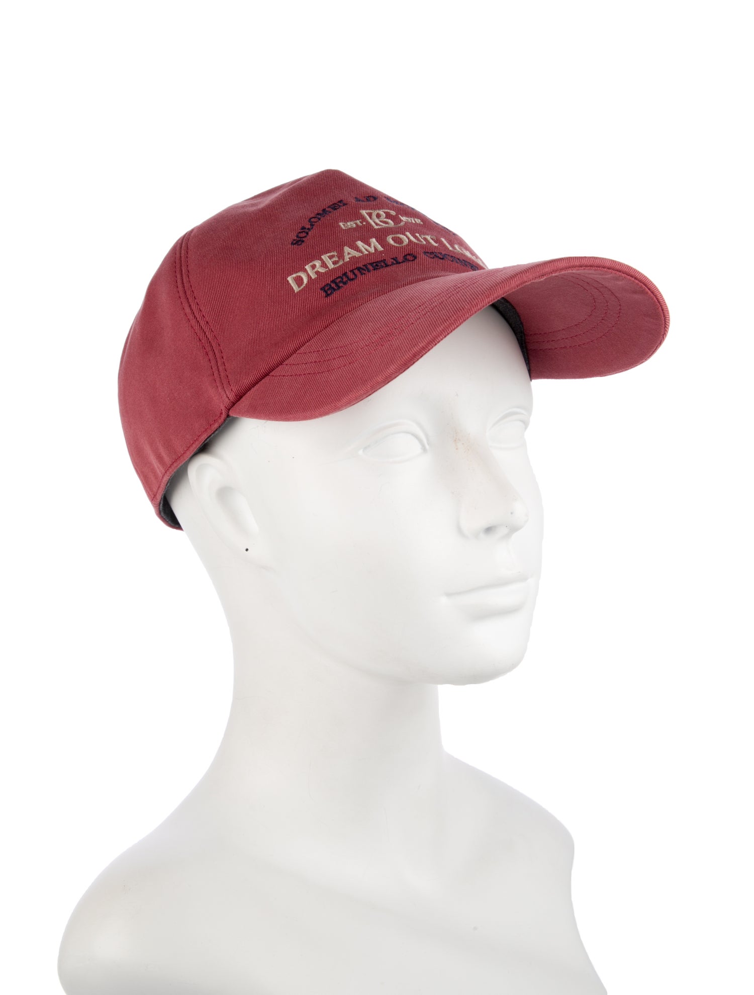 Brunello Cucinelli Cotton Embroidered Accent Baseball Cap