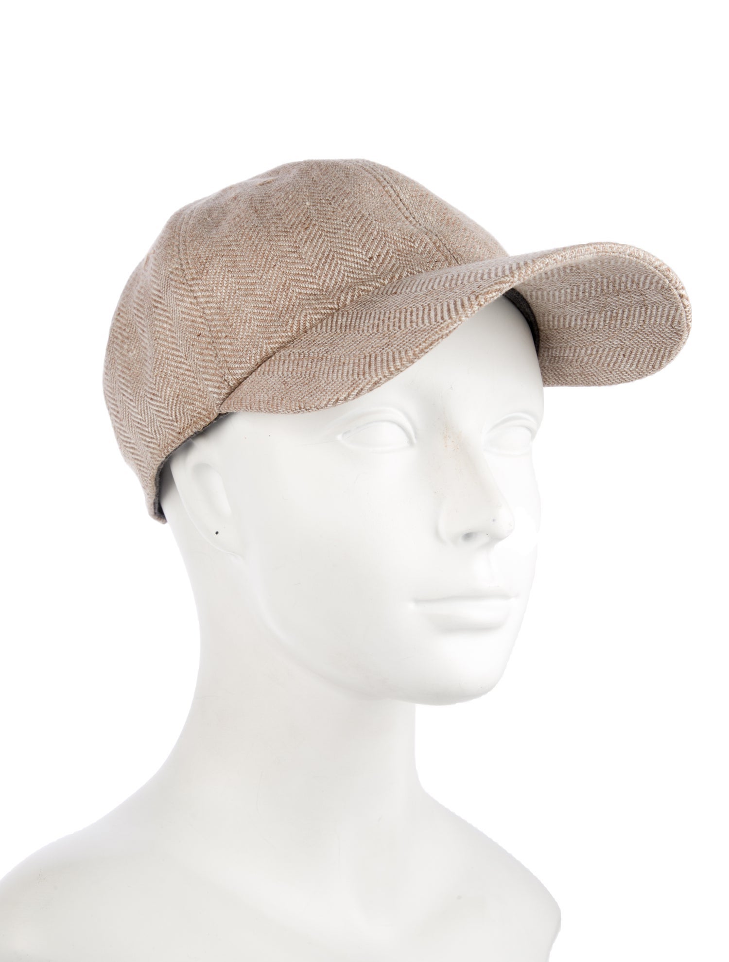 Brunello Cucinelli Herringbone Baseball Cap