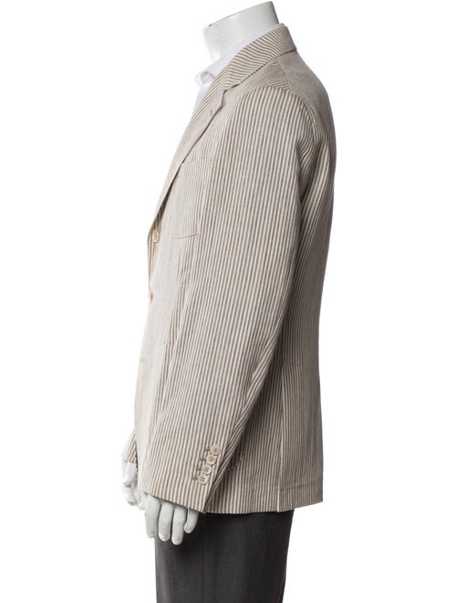 Brunello Cucinelli Linen Striped Blazer