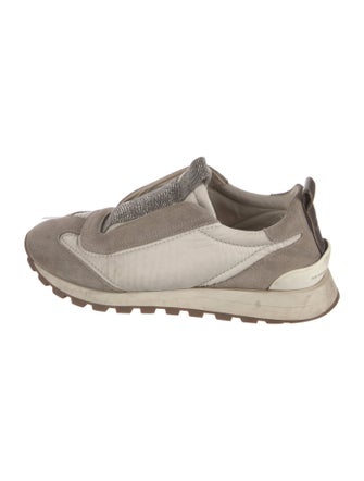 Brunello Cucinelli Monili Suede Chunky Sneakers