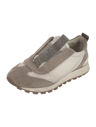 Brunello Cucinelli Monili Suede Chunky Sneakers