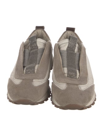 Brunello Cucinelli Monili Suede Chunky Sneakers