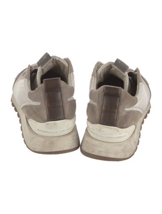 Brunello Cucinelli Monili Suede Chunky Sneakers