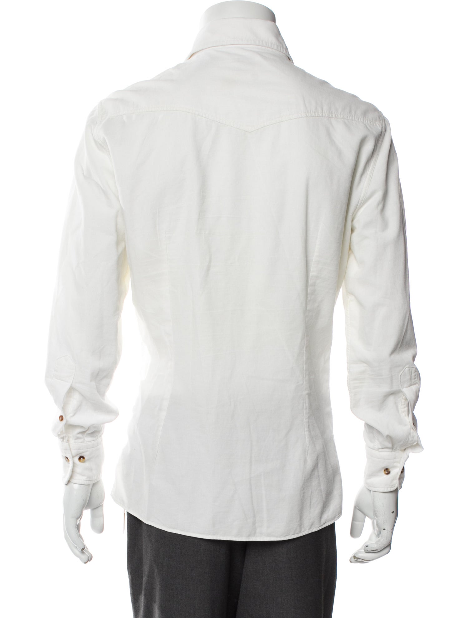 Brunello Cucinelli Long Sleeve Western Shirt