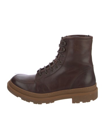 Brunello Cucinelli Boots Leather Combat EU 42 | 9