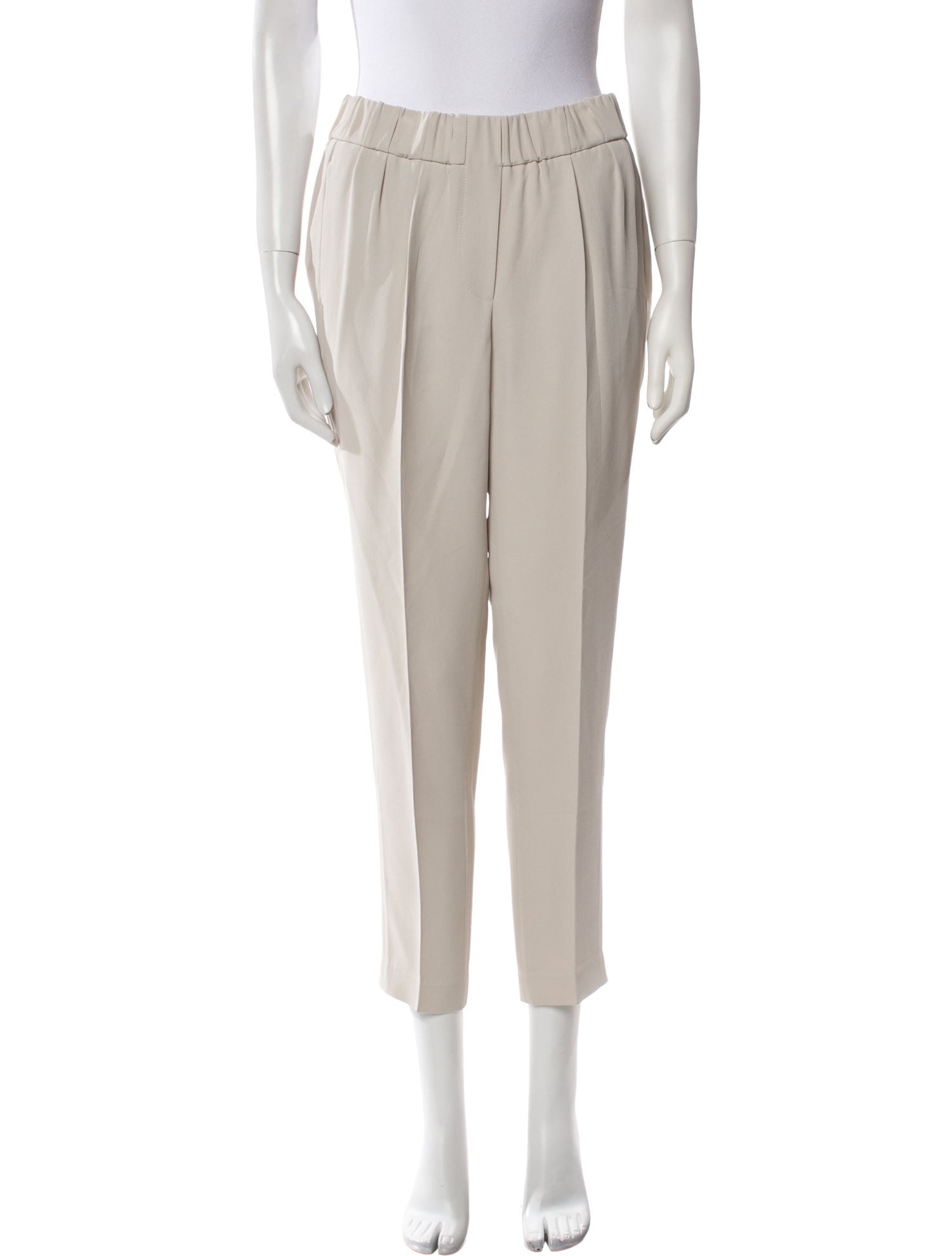 Brunello Cucinelli Virgin Wool Skinny Leg Pants