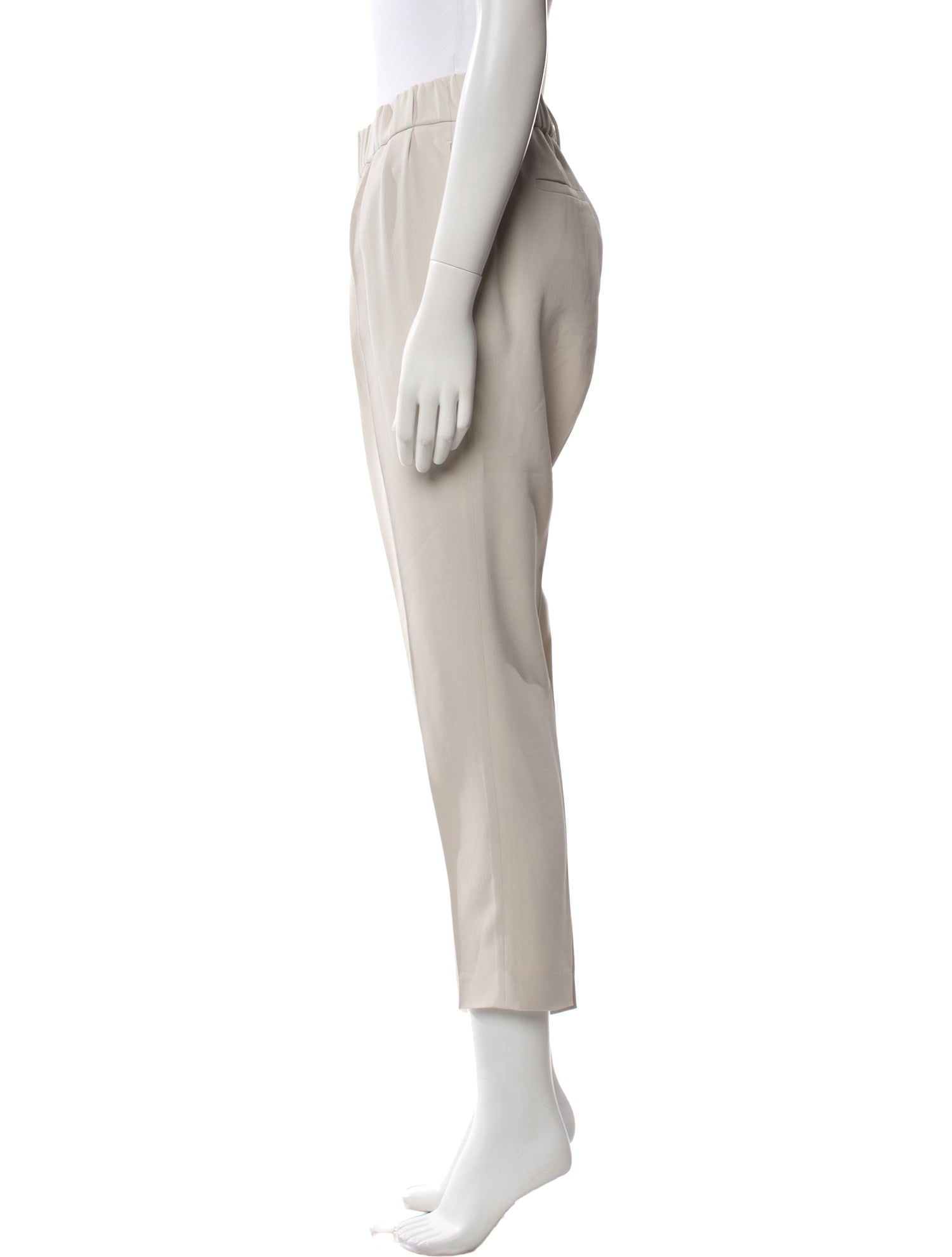 Brunello Cucinelli Virgin Wool Skinny Leg Pants