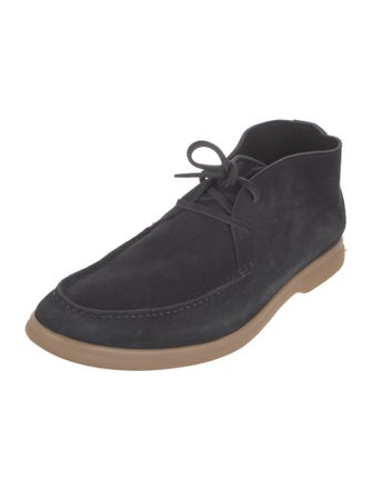 Brunello Cucinelli Suede Lace-Up Boots