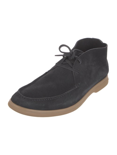 Brunello Cucinelli Suede Lace-Up Boots