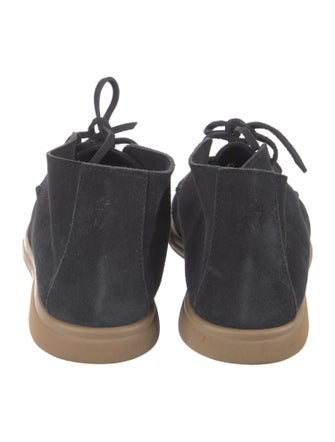 Brunello Cucinelli Suede Lace-Up Boots