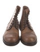 Brunello Cucinelli Leather Lace-Up Boots