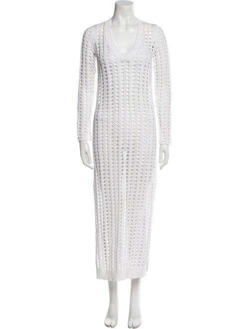 Brunello Cucinelli Scoop Neck Long Dress