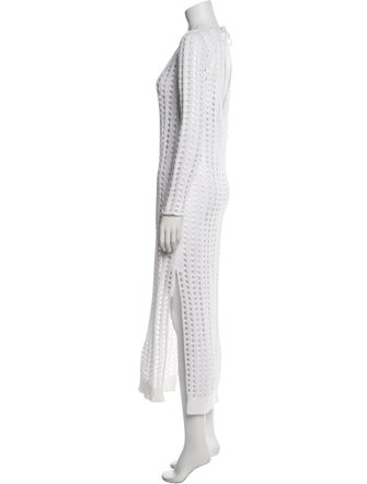 Brunello Cucinelli Scoop Neck Long Dress