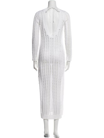 Brunello Cucinelli Scoop Neck Long Dress