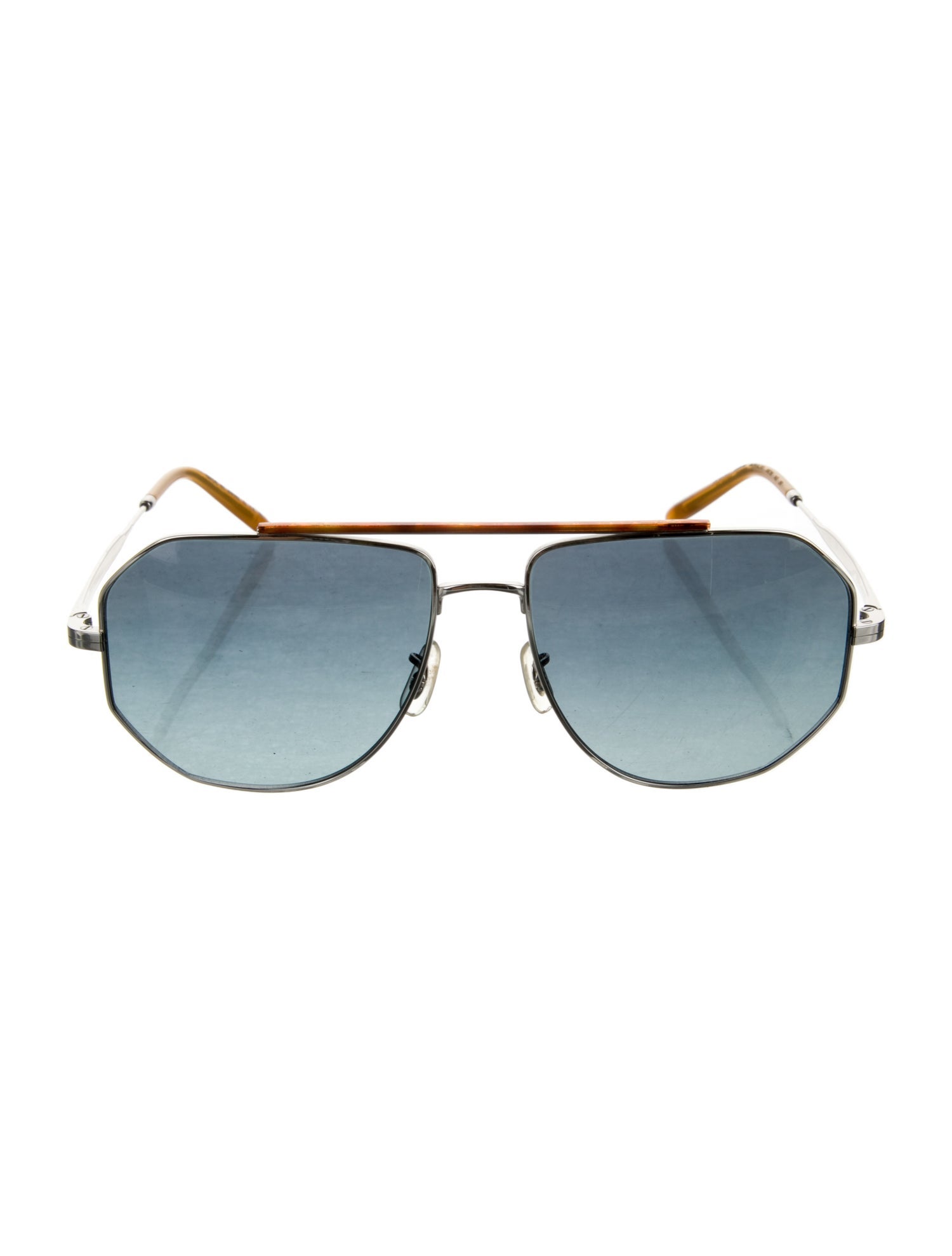 Brunello Cucinelli Aviator Gradient Sunglasses