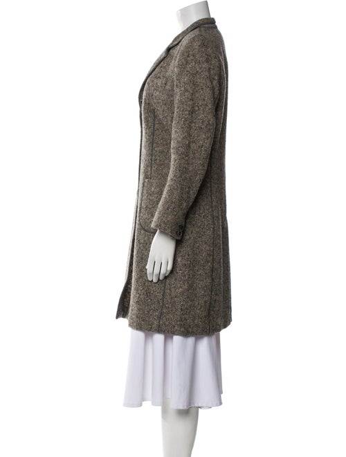 Brunello Cucinelli Virgin Wool Tweed Pattern Coat