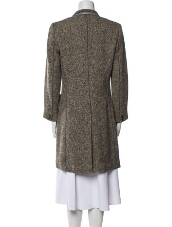 Brunello Cucinelli Virgin Wool Tweed Pattern Coat