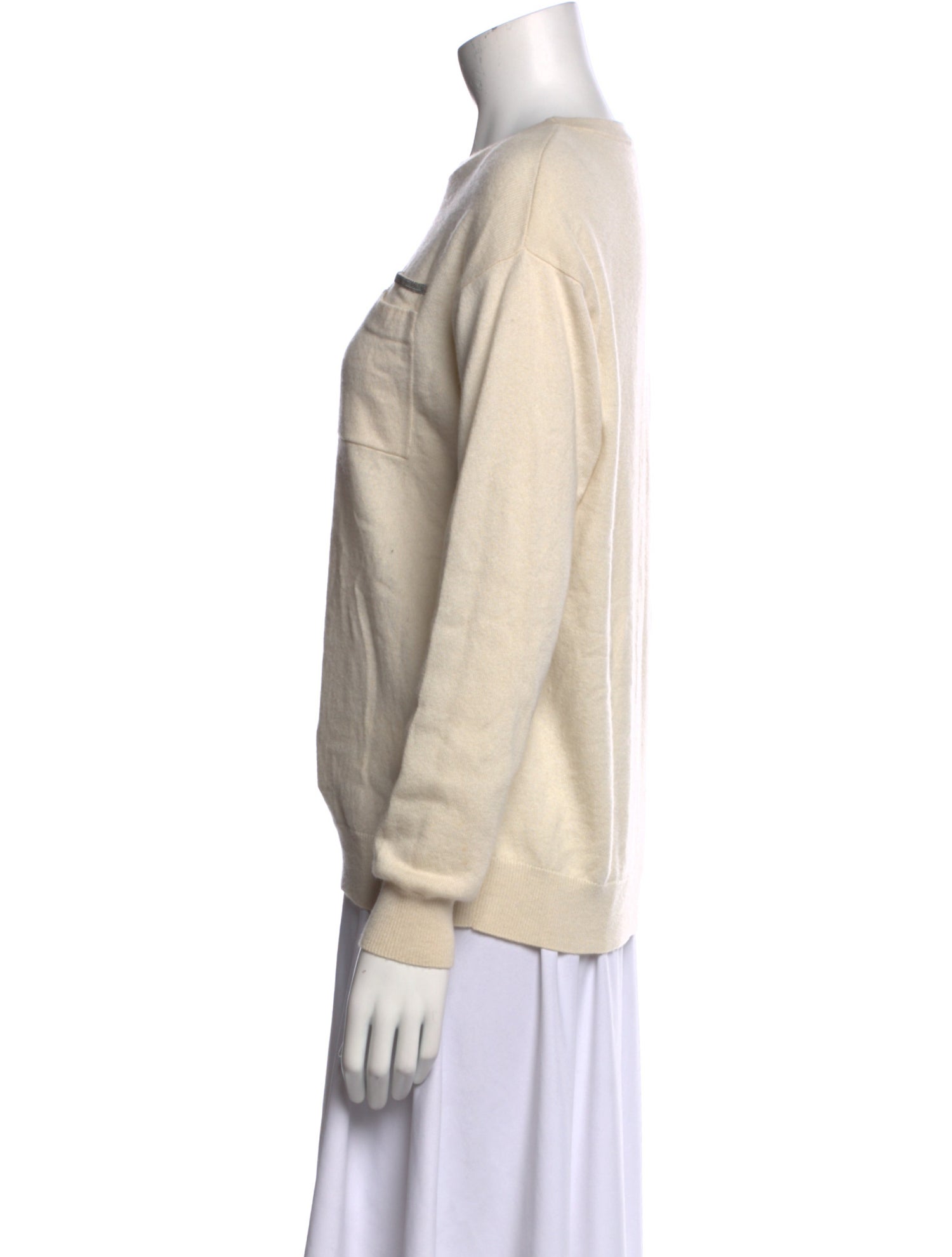 Brunello Cucinelli Cashmere Crew Neck Sweatshirt