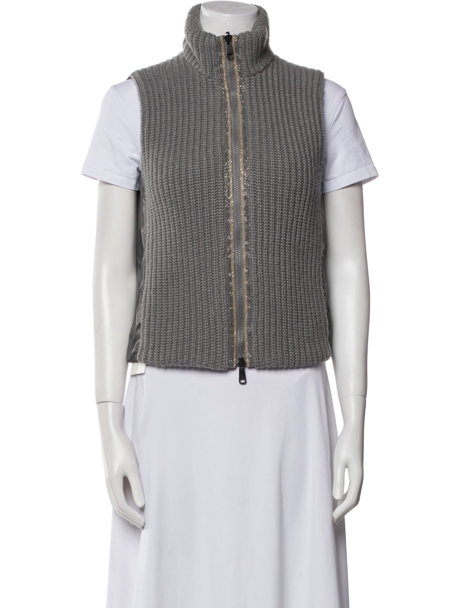 Brunello Cucinelli Cashmere Striped Vest