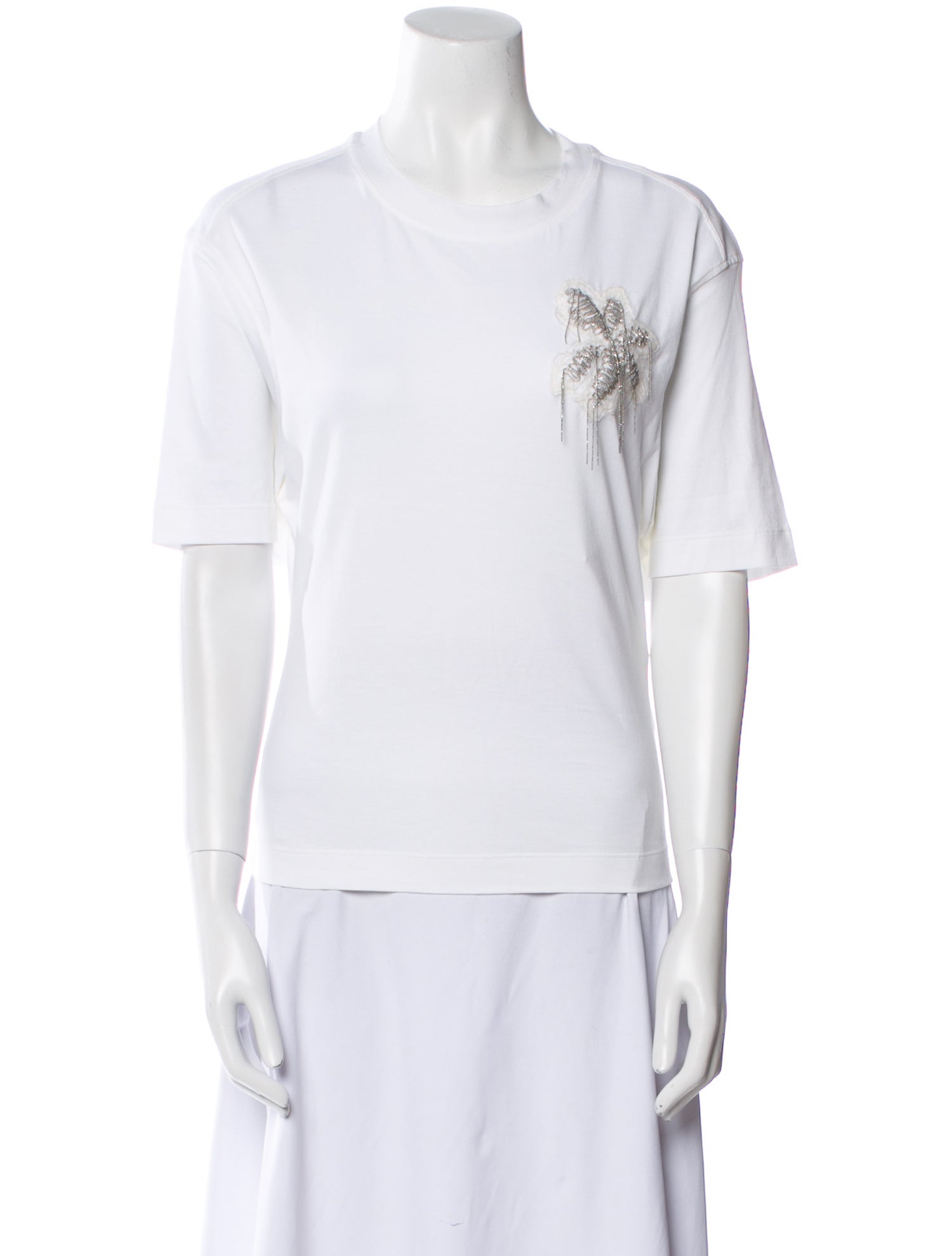 Brunello Cucinelli Crew Neck Short Sleeve T-Shirt