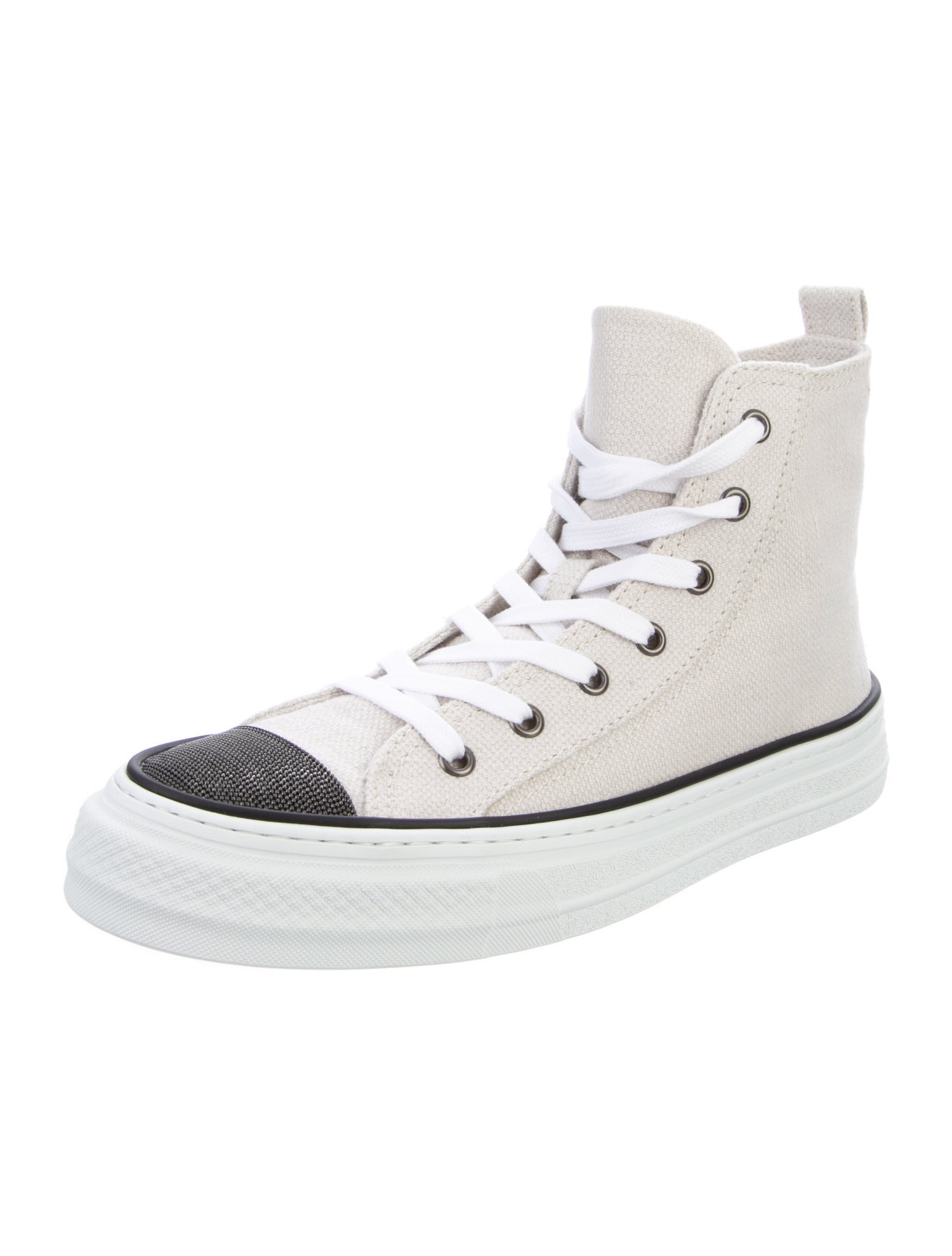 Brunello Cucinelli Monili Canvas Sneakers w/ Tags