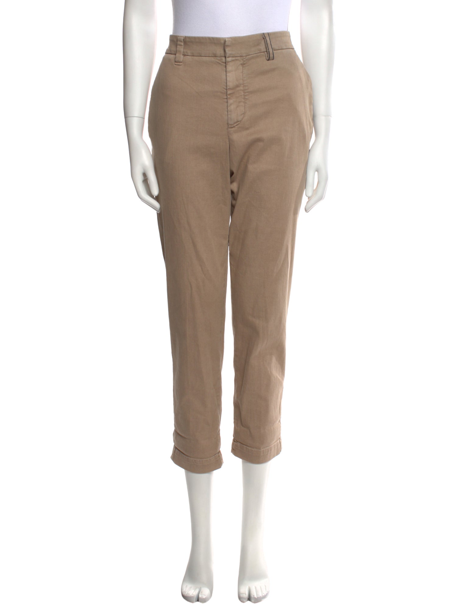 Brunello Cucinelli Mid-Rise Straight Leg Jeans