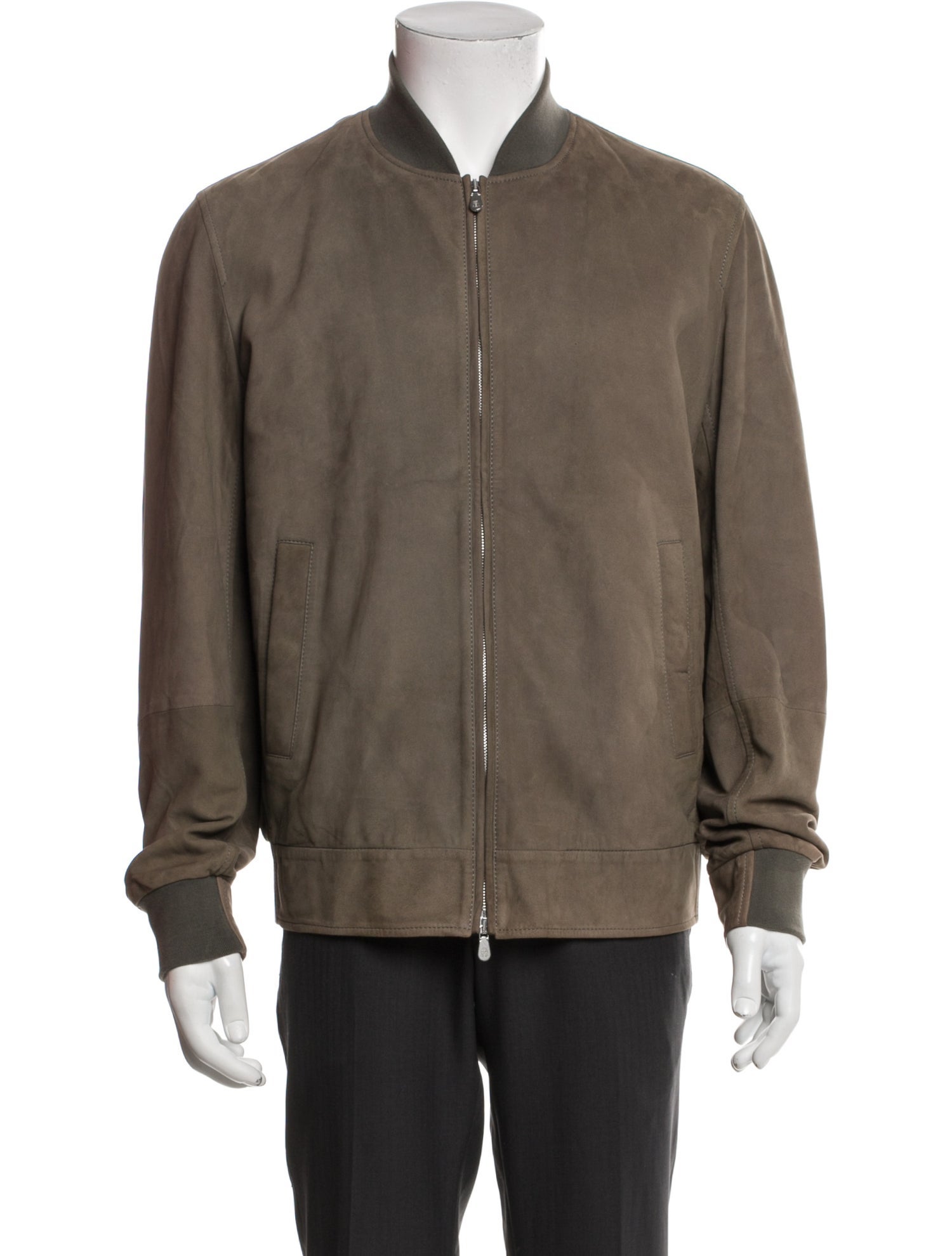 Brunello Cucinelli Leather Bomber Jacket