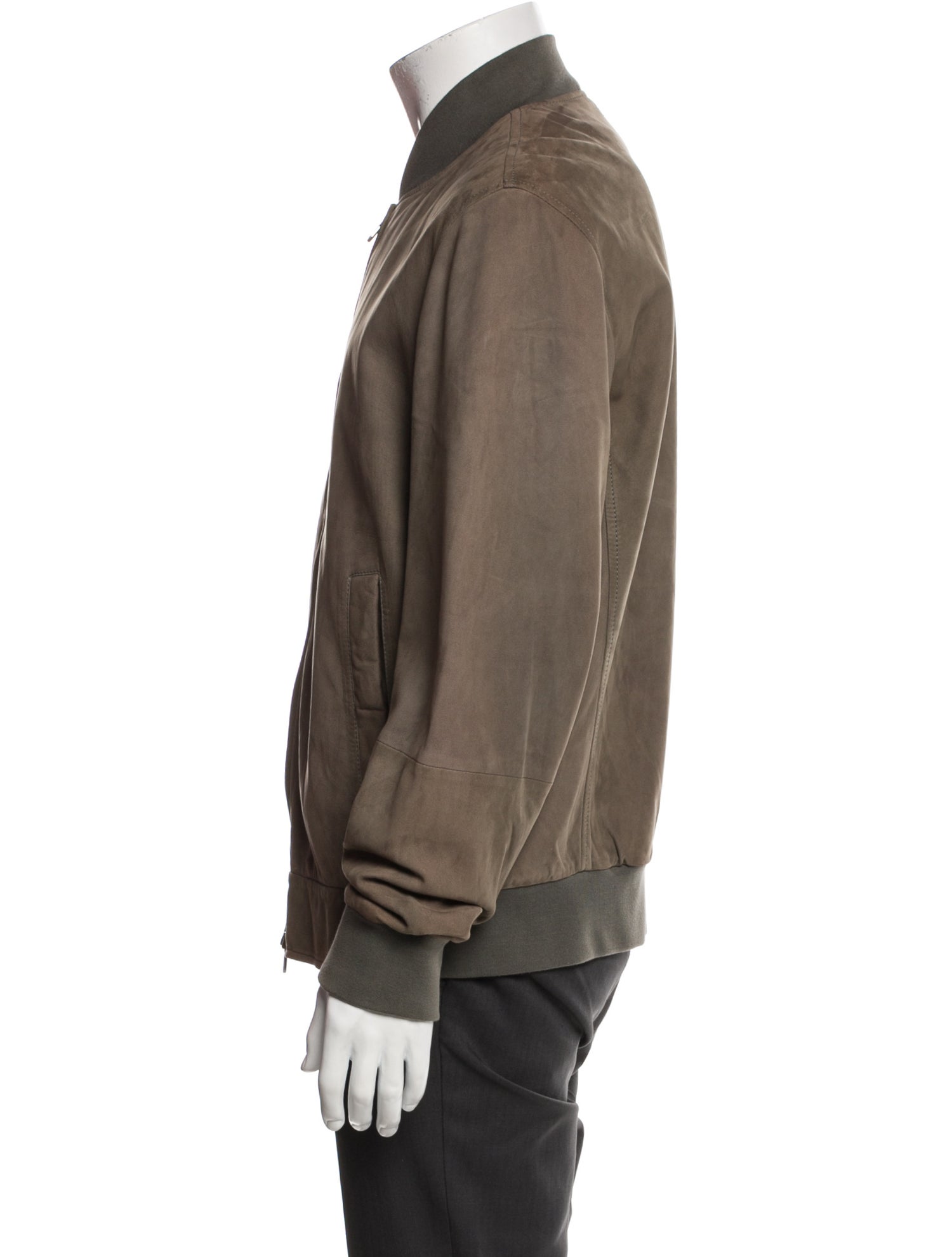 Brunello Cucinelli Leather Bomber Jacket