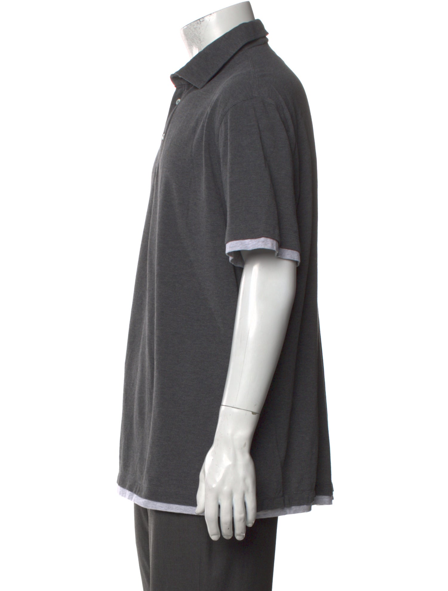 Brunello Cucinelli Collar Short Sleeve Polo Shirt