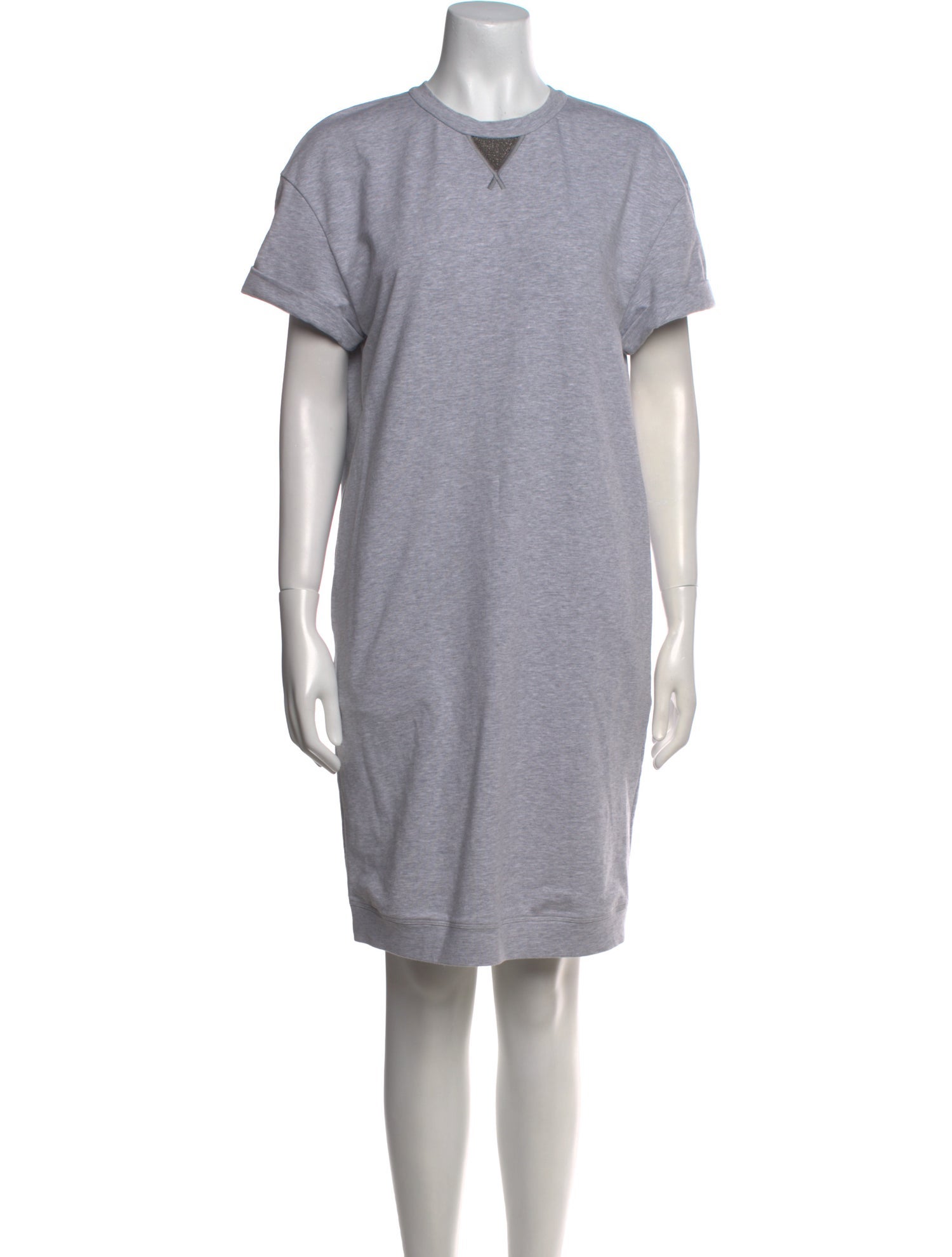 Brunello Cucinelli Crew Neck Knee-Length Dress w/ Tags
