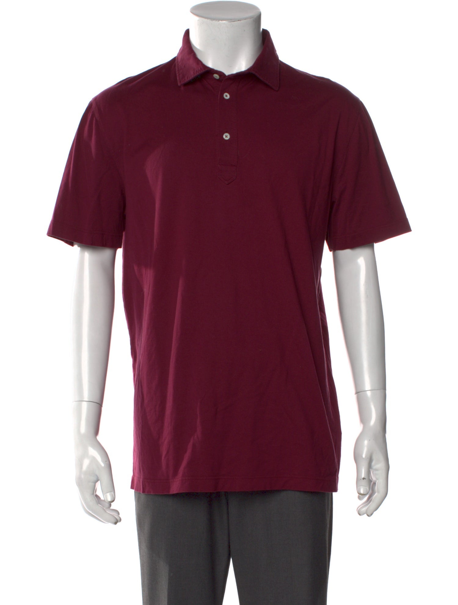 Brunello Cucinelli Collar Short Sleeve Polo Shirt